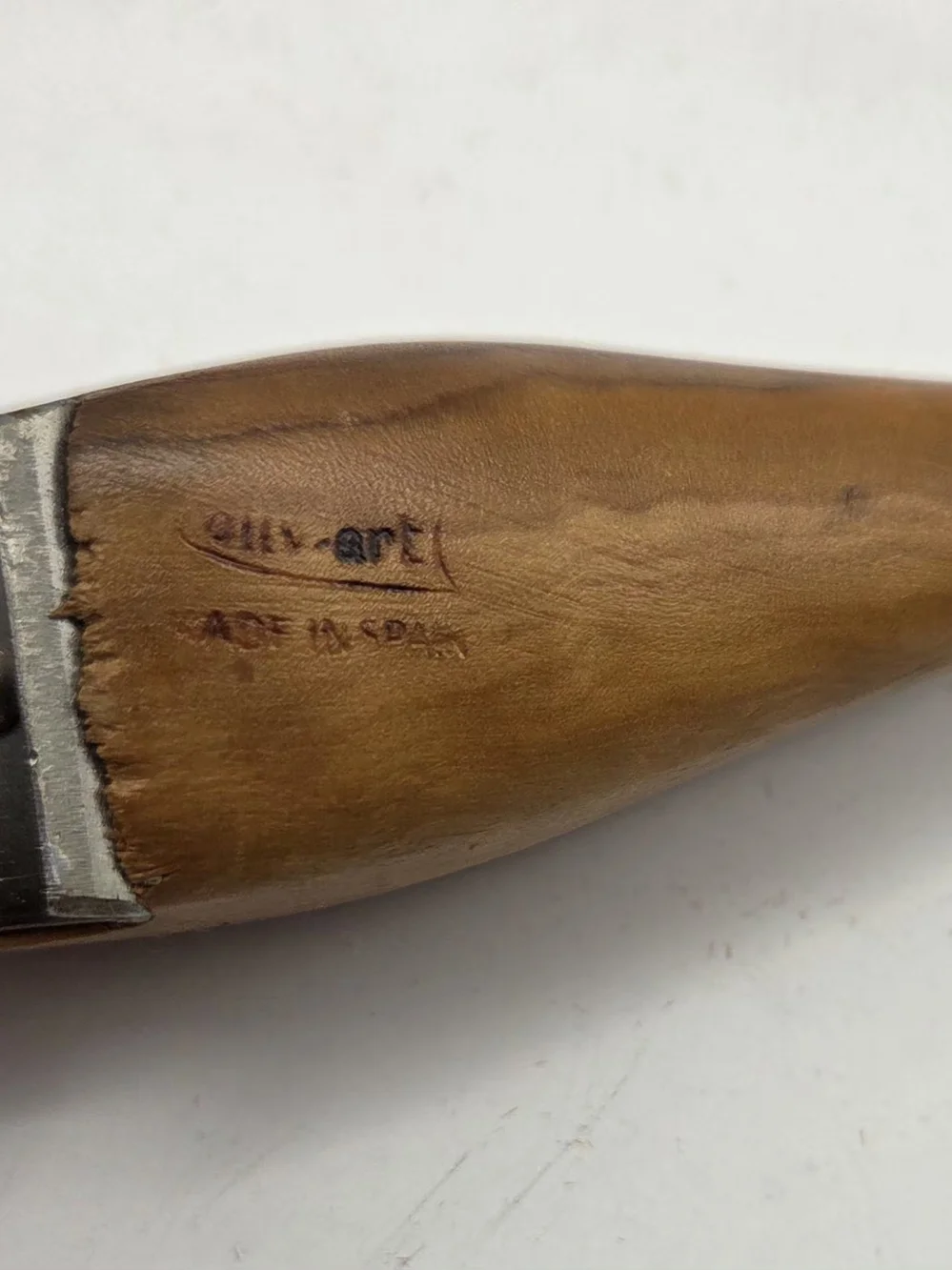 Vintage Oliv Art Wooden Shark Bottle Opener Stamped Made In Spain